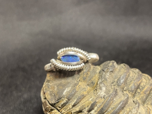 Australian Opal Sterling Silver “mini” Ring Size 5.5