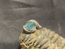 Moldavite 14kt Gold “mini” Ring Size 9.5-9.75